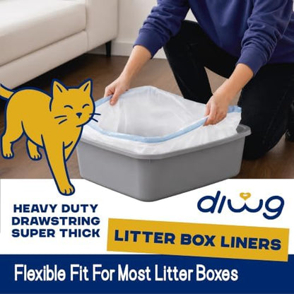 Cat Litter Box Liners, 2 Mil Thick - Image 6