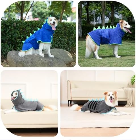 Super Absorbent Dog Bathrobe, Fast-Drying Robe - Image 5