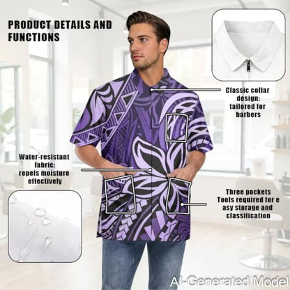 Professional Grooming Smock Unisex, Water Resistant Anti-Static - Image 5