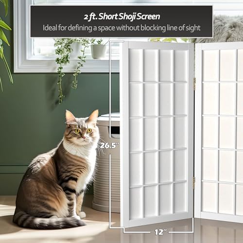 2 ft. Short Desktop Window Pane Shoji Screen - Image 6