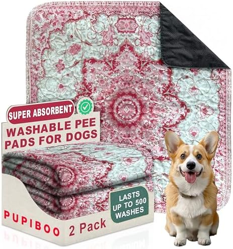 PUPIBOO Washable Pee Pads for Dogs and Cats by PUPIBOO