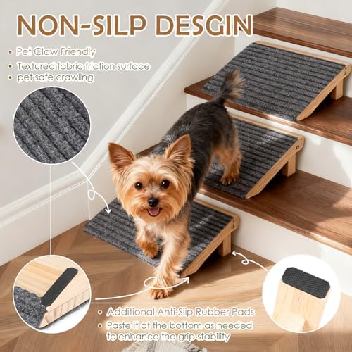Foldable Wooden Dog Stairs, Slope - Image 5