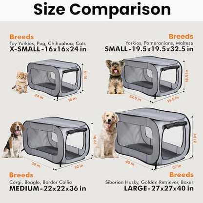 Portable Collapsible Pop Up Kennel - Image 3