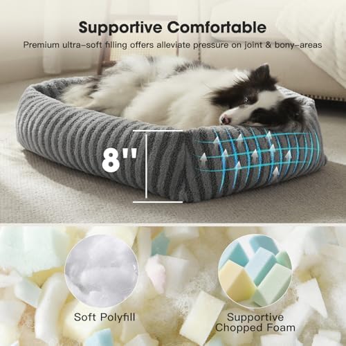 MIXJOY Dog Bed Medium Size Dog, Washable Medium Dogs Bed - Image 2