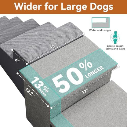 Zerbuger Dog Stairs with Storage - Image 6