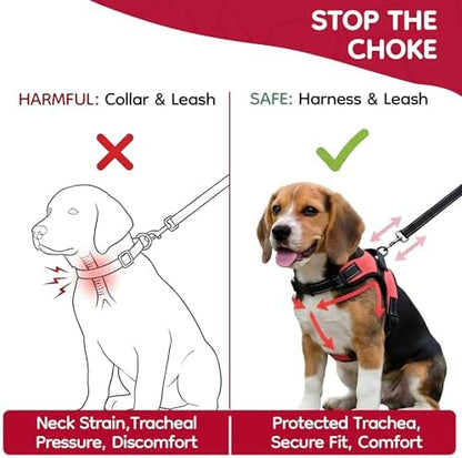 No Pull Reflective Adjustable Dog Harness - Image 5