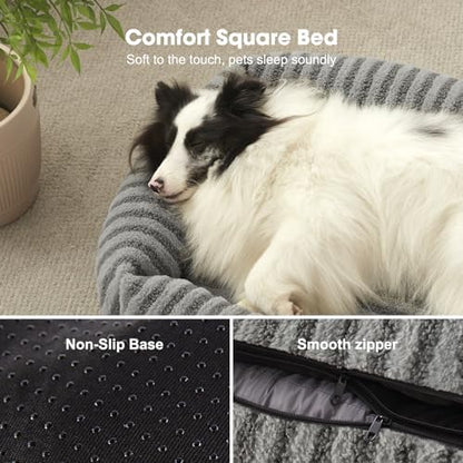 MIXJOY Dog Bed Medium Size Dog, Washable Medium Dogs Bed - Image 4