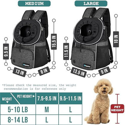 PetAmi Adjustable Chest Carrier Backpack - Image 3