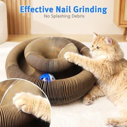 Cat Toys & Cardboard Cat Scratcher - Image 4
