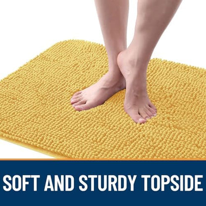 OLANLY Dog Door Mat for Muddy Paws 47x17, Super Absorbent Chenille Mud Mat - Image 4