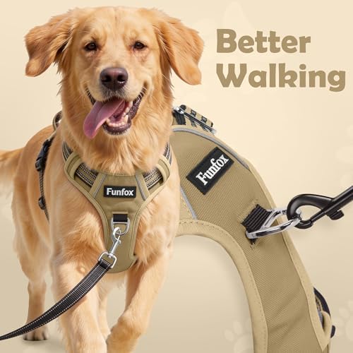 Funfox Dog Harness No Pull, Adjustable Pet Vest Harness, Super Soft Material - Image 2
