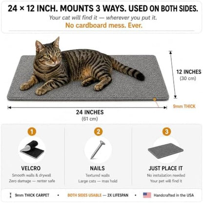 Wall Cat Scratcher & Corner Cat Scratcher – Indoor Scratching Post - Image 4