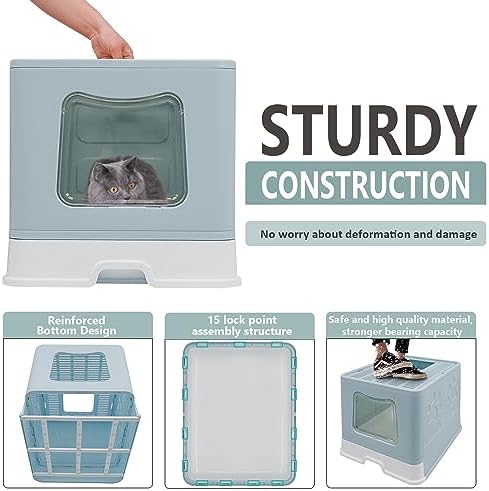 XL Foldable Cat Litter Box - Image 6