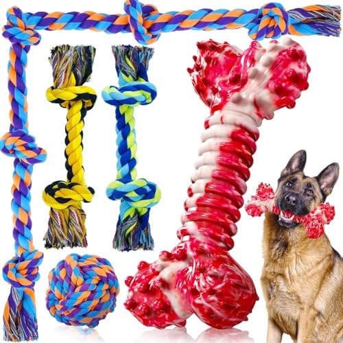 SHARLOVY Dog Chew Toys for Aggressive Chewers by SHARLOVY