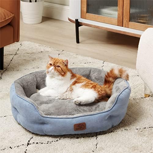 Bedsure Small Dog Bed Washable, Round Cat Beds - Image 2
