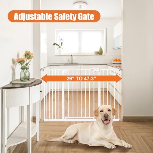 keny 29"-47.3" Extra Wide Baby Gate - Image 2