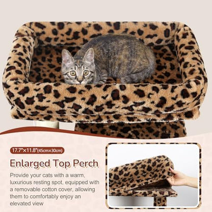 Globlazer F70 Pro Leopard Heavy Duty Cat Tree Tower - Image 2