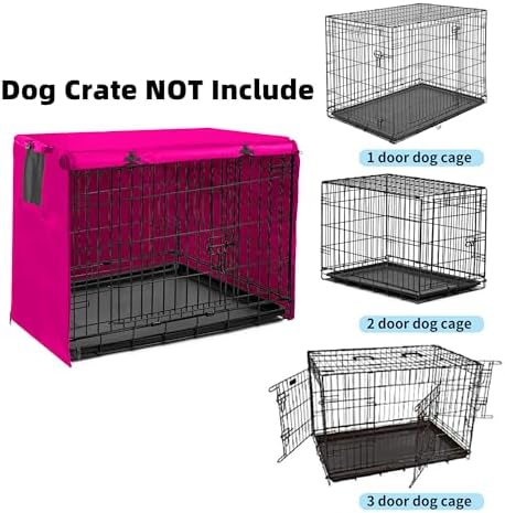 Dog Crate Cover 48 Inch Waterproof 600D Oxford - Image 3