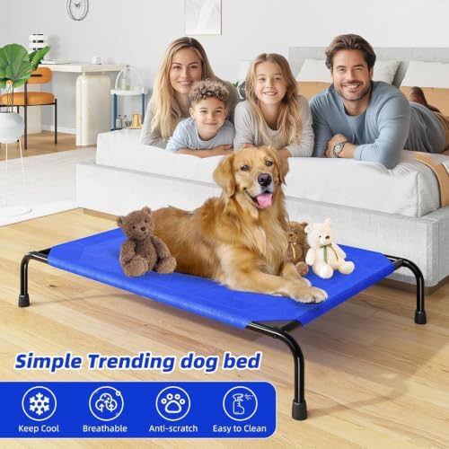Simple Trending Raised Dog Bed for Large Dogs, Waterproof XL Dog Cot - Image 2