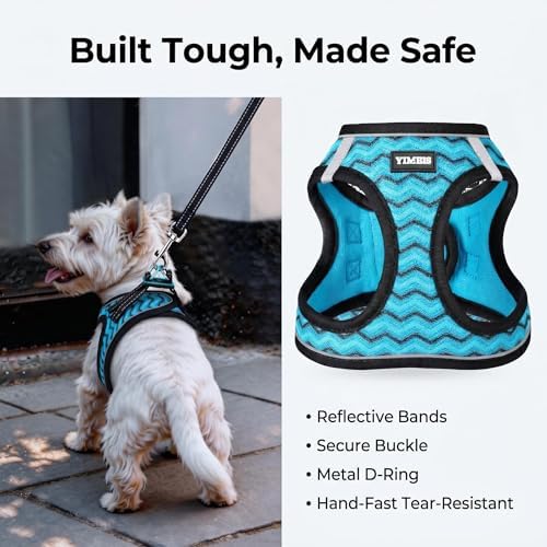 No Pull Dog Puppy Harness and Leash Set Reflective Mesh Vest X-Small - Image 5