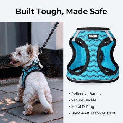 No Pull Dog Puppy Harness and Leash Set Reflective Mesh Vest X-Small - Image 5