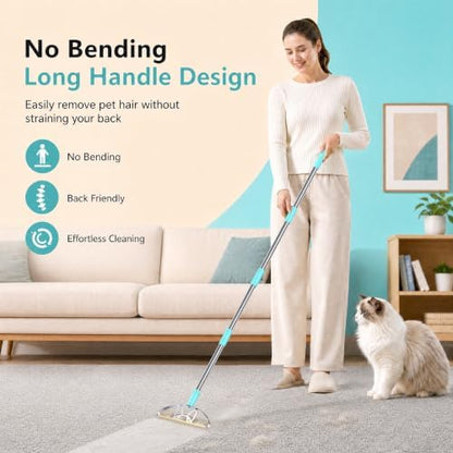 63‘’Ultra Long Heavy Duty Carpet Rake - Image 4