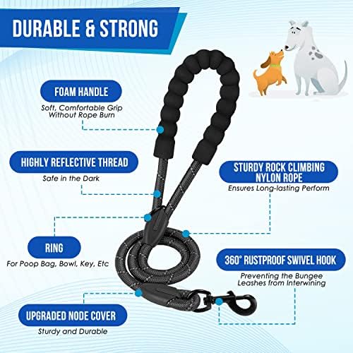 SlowTon Double Leash for Two Dogs, No Tangle & - Image 4