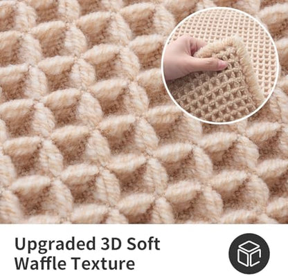 ILANGO Upgraded Waffle Bath Rug 24x60, Super Absorbent Non Slip Bath Mat - Image 5