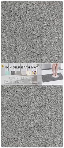Nonslip Bathtub Mat, Anti Slip Bath Mat 0.6" Extra Thick, Quick Dry Bath Tub by Rzoysia
