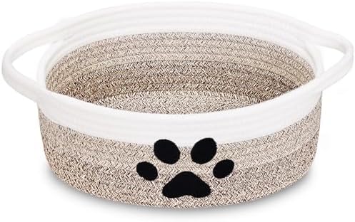 Small Woven Dog Toy Basket by ABenkle