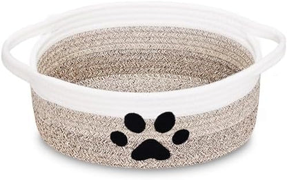 Small Woven Dog Toy Basket by ABenkle