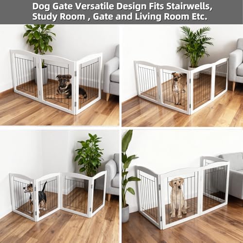 ZJSF Freestanding Foldable Dog Gate - Image 3