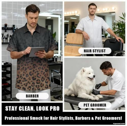 Funny Print Barber Jackets & Smocks - Image 4