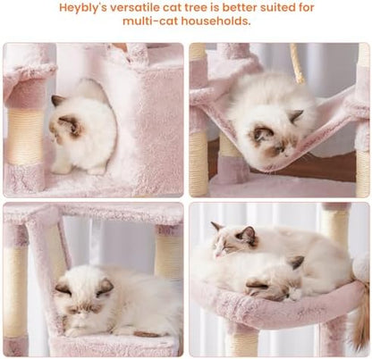 Heybly Cat Tree, 68 inch Multi-Level Cat Tower - Image 6