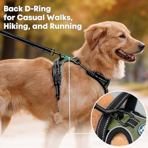 PoyPet No Pull Dog Harness Small, Reflective Vest - Image 3