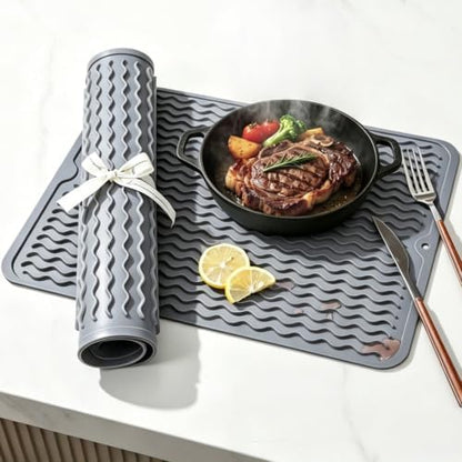 2 Pack Caketime Silicone Dish Drying Mat - Image 2