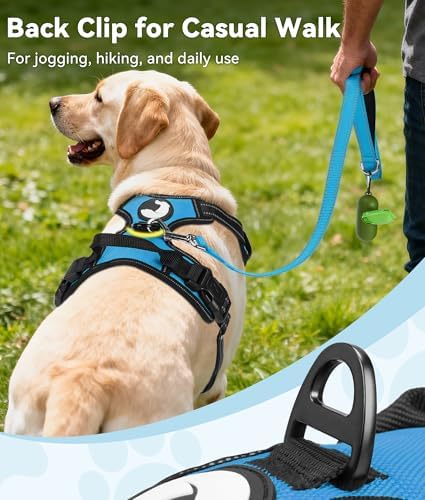 Joytale No Pull Dog Harness for Large Dogs, Front Clip, Sky Blue - Image 4