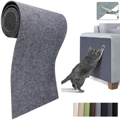 Cat Scratch Furniture Protector Mat DIY Cat Scratch Pad Self-Adhesive, Pet by Bomeiqee