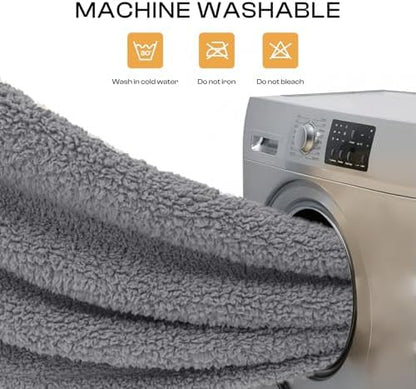 Luciphia 3 Pack Soft Sherpa Fleece Blankets - Image 6