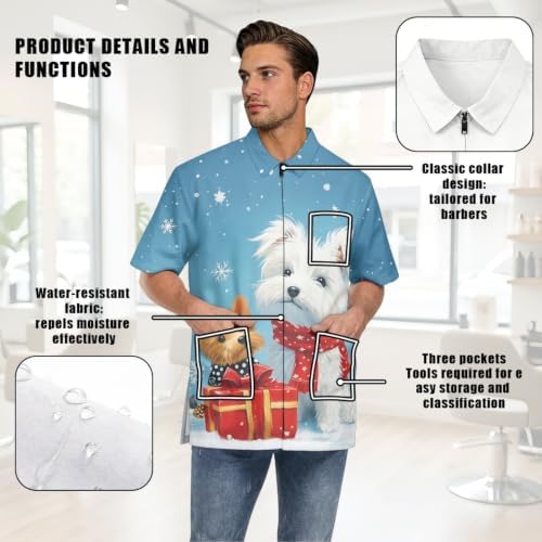 Funny Print Barber Jackets & Smocks - Image 7