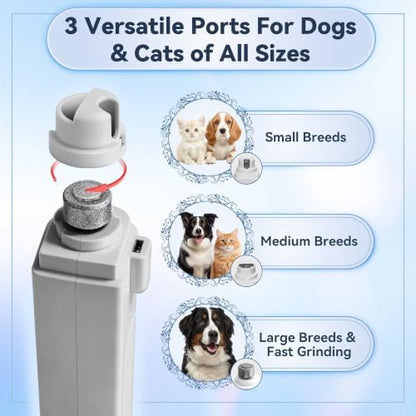 2-in-1 Quiet Electric Pet Nail Clipper & Grinder - Image 6