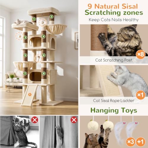 Globlazer Giant Tall Heavy Duty Cat Tower - Image 5