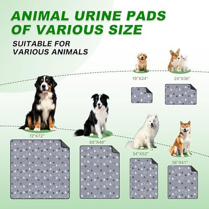 WanpeeGoo Washable Pee Pads for Dogs, Waterproof, 36 x 54 in, 2 Pack - Image 7