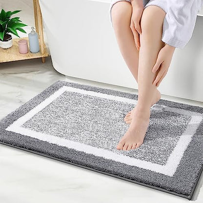 OLANLY Bathroom Rugs 36x24, Soft Absorbent Microfiber Bath Rugs by OLANLY