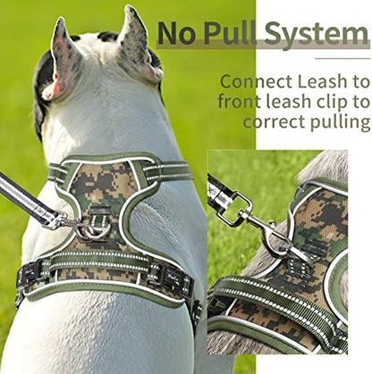 HEELE Dog Harness, No Pull Adjustable Padded Reflective Harness - Image 4