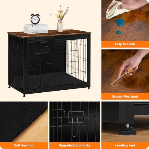 DWANTON 38.5" XL Dog Crate Furniture - Image 5