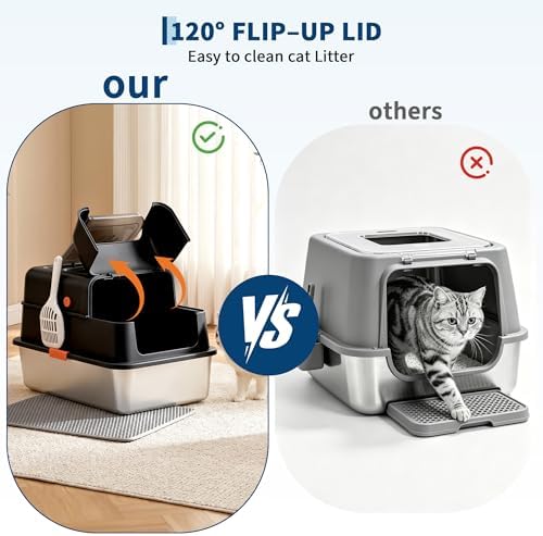 Fully Enclosed Dog Proof Litter Box - Image 6