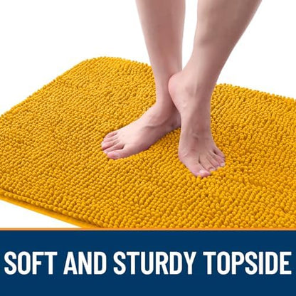 OLANLY Dog Door Mat for Muddy Paws 44x32, Super Absorbent Chenille Mud Mat - Image 4
