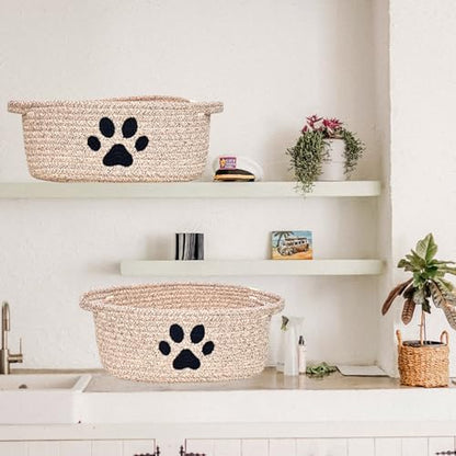 Small Woven Dog Toy Basket - Image 6