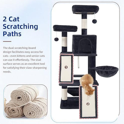 Gitelsnour Cat Tree Tower Multi-Level - Image 2